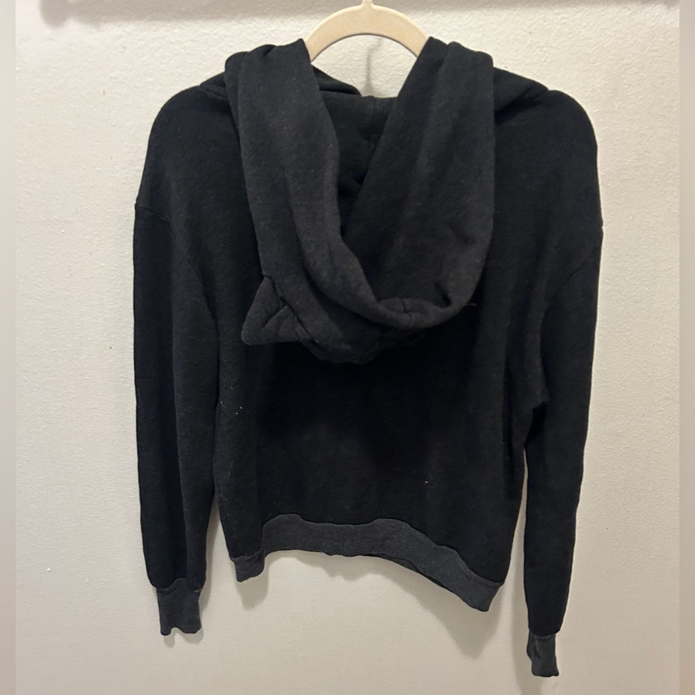 🐈⬛WILDFOX RARE “I’m A Cat” 3D Ears Hoodie Charcoal Gray Black ASO Paris Hilton - Picture 11 of 13